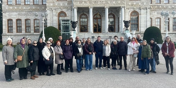 Maltepeliler, Dolmabahçe Sarayı’nı ziyaret etti