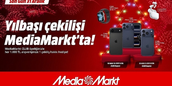 MediaMarkt’tan yeni yıla özel çekiliş kampanyası!
