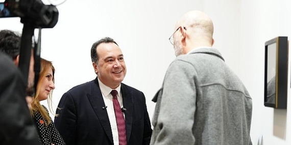 Atatürk Sergisi Ziyaretçileriyle Buluştu