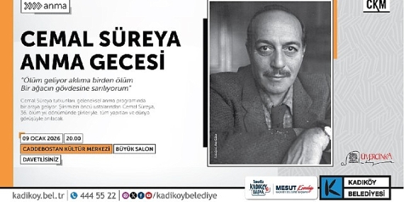 Cemal Süreya Kadıköy’de Anılacak