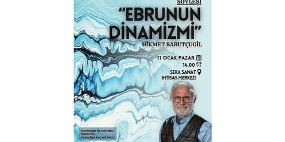 Ebru sanatının ustası sanatseverlerle buluşacak