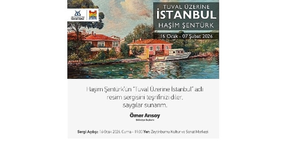 Haşim Şentürk’ün Yeni Resim Sergisi, Zeytinburnu Kültür Sanat’ta Açılıyor!