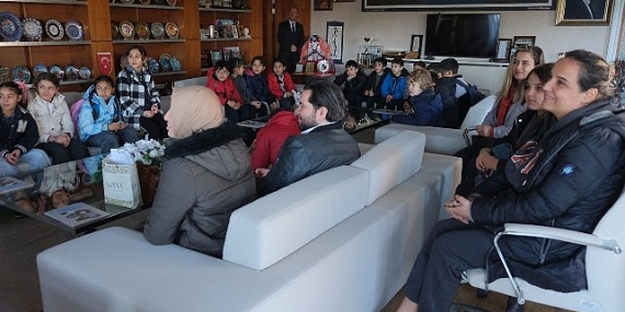 Öğrencilerden Özdemir ve Kültür Evi’ne ziyaret