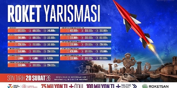 TEKNOFEST’te Gökyüzüne Açılan Büyük Rekabet:   Roket Yarışması 2026