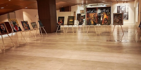 Bakırköy’de Kursiyerlerden Karma Resim Sergisi