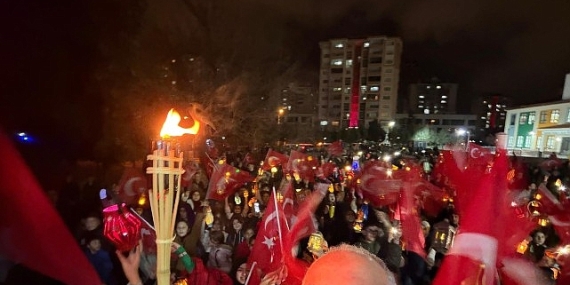 Canik’te Ramazan’ın Gelişi Fener Alayıyla Karşılandı