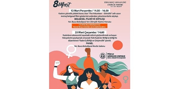 Buca’da Emekçi Kadınlar Günü dolu dolu geçecek