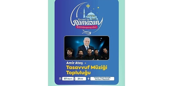 Büyükşehir, Amir Ateş’i Kocaelililer ile buluşturacak