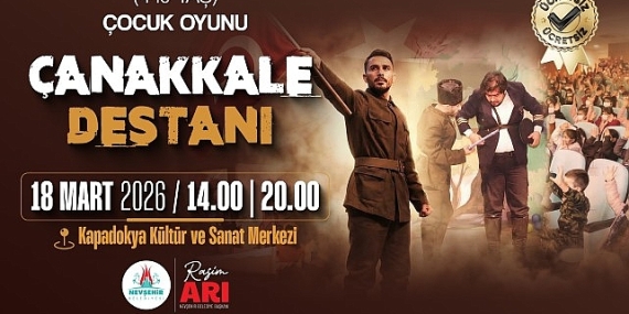 “Çanakkale Destanı” Çocuk Tiyatro Oyunu Sahnelenecek