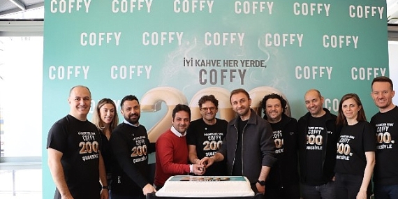 Coffy, 200’üncü mağazasını Ankara   Yüksek Hızlı Tren Garı’nda açtı