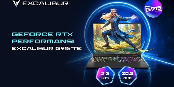 GeForce RTX Slim Performansı, Excalibur G915’te!