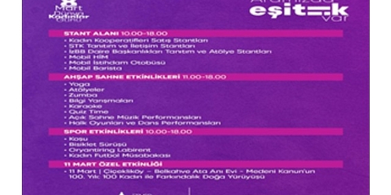 İzmir’de 8 Mart: Aramızda eşitlik var