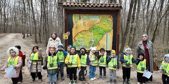 Lokomotif’in minikleri Ormanya’da doğayı keşfetti
