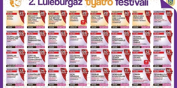 Lüleburgaz 2. Tiyatro Festivali başlıyor
