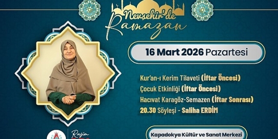 Nevşehir Belediyesi’nden “Saliha Erdim” Söyleşisi