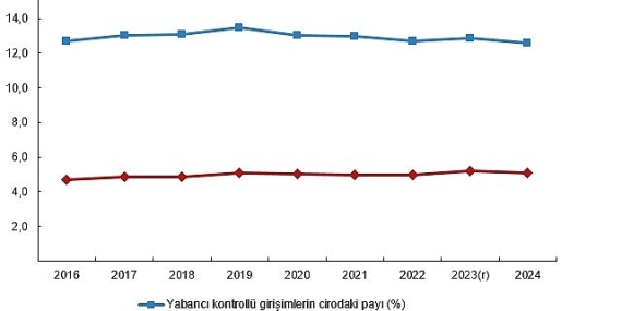 Yabancı Kontrollü Girişim İstatistikleri, 2024