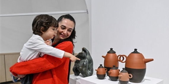 2. Uluslararası Işık Seramik Yarışması Sergisi açıldı
