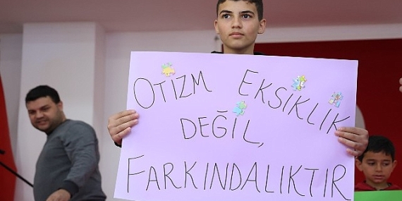 Büyükşehir’den otizm farkındalık gününde anlamlı etkinlik
