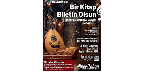 İnegöl’de Kitaplar Bilete Dönüşüyor