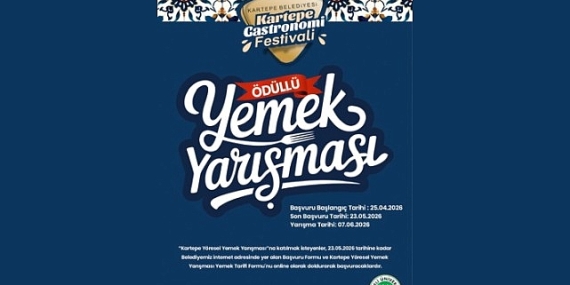 Kartepe Gastronomi Festivali Yemek Yarışması Başvuruları Başladı